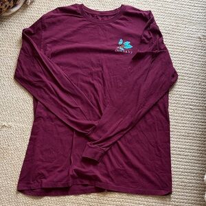 crown & ivy Burgundy ‘Tis the season Long Sleeve Tee